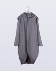 Disk Over Coat / charcoal