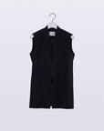 Dia Sleeveless Jacket / black