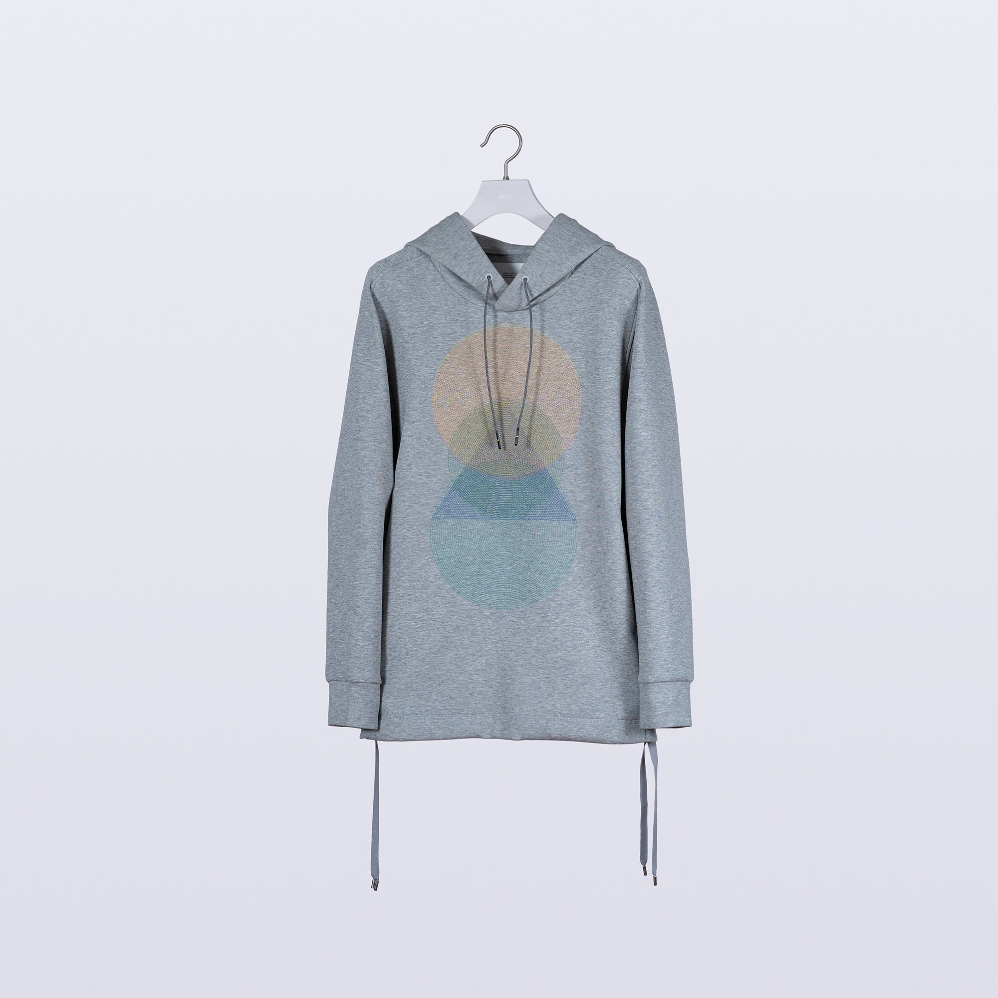 Echo Embroidery Hoodie / grey