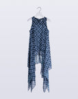 Lattice Skyfish Robe / charcoal