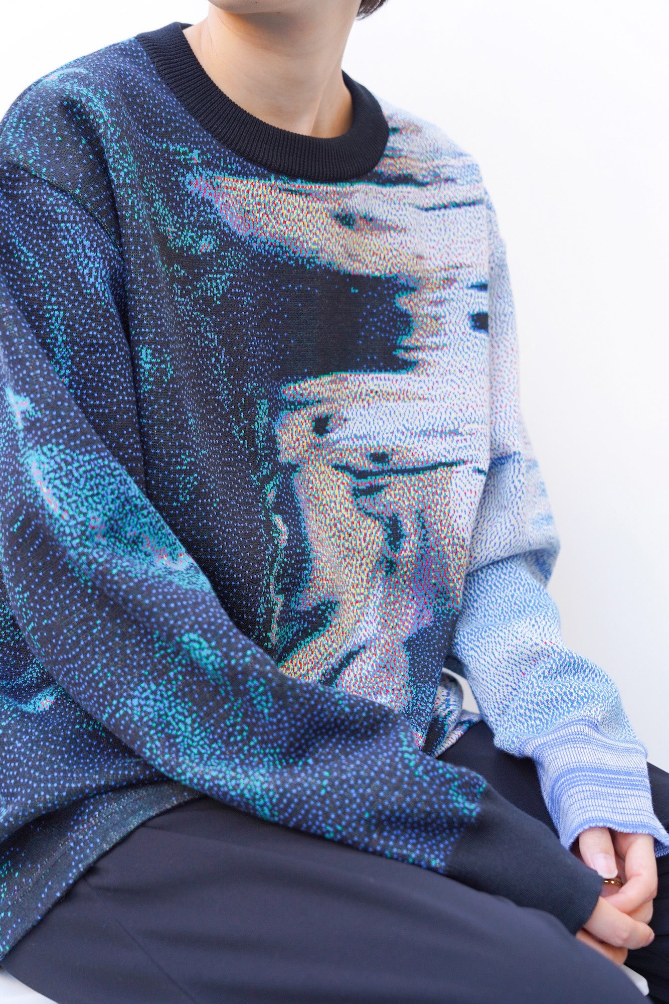 Boy's Texture Knit Sweater