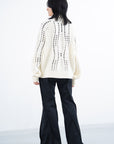 Allele Cable Sweater / ivory