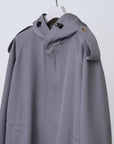 Disk Over Coat / charcoal