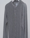 Pearl Dot Cardigan / grey