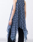 Lattice Skyfish Robe / charcoal