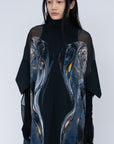 Phenomenal Sheer Robe / black