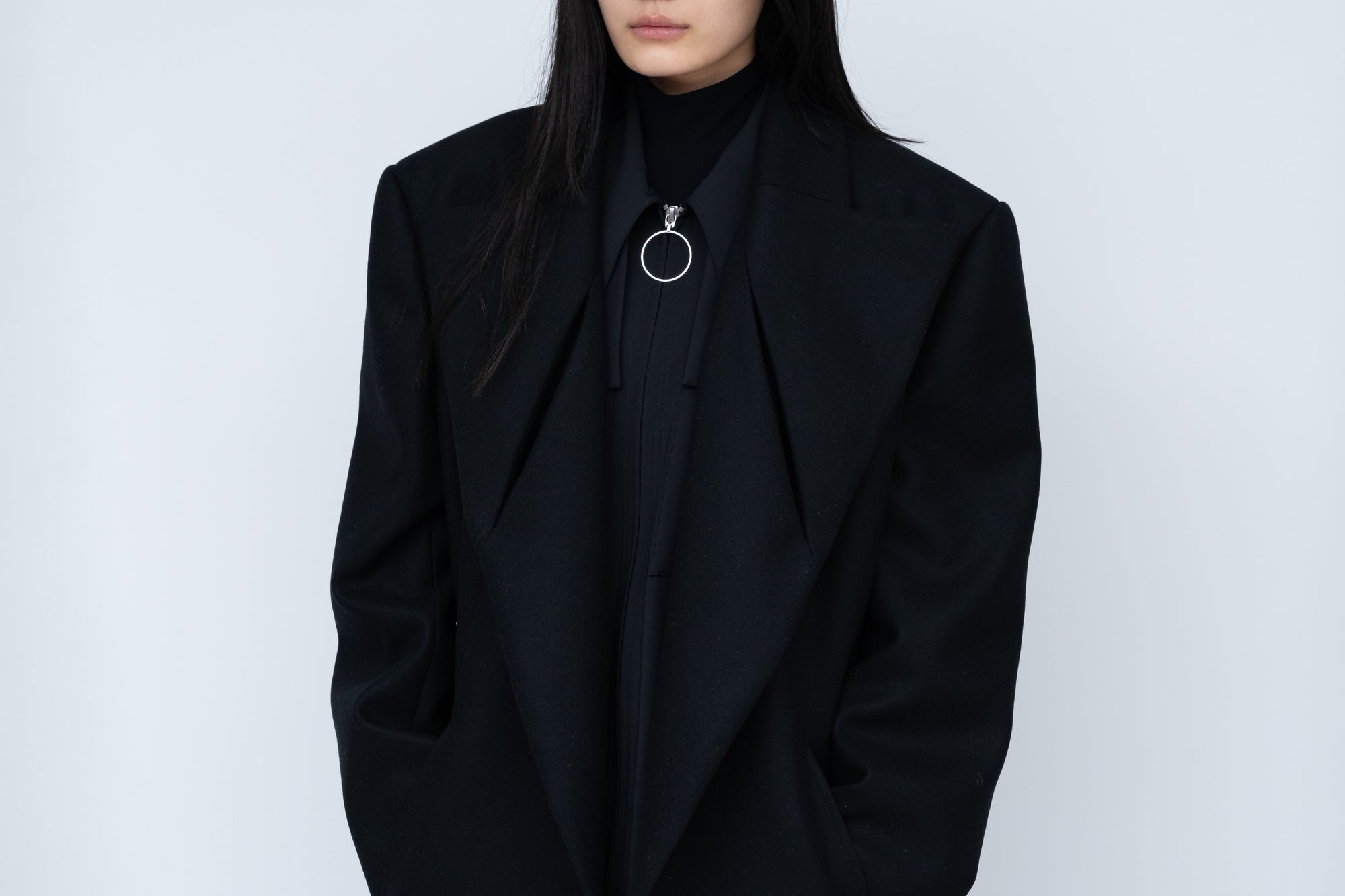 O Blouse / black