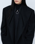 O Blouse / black