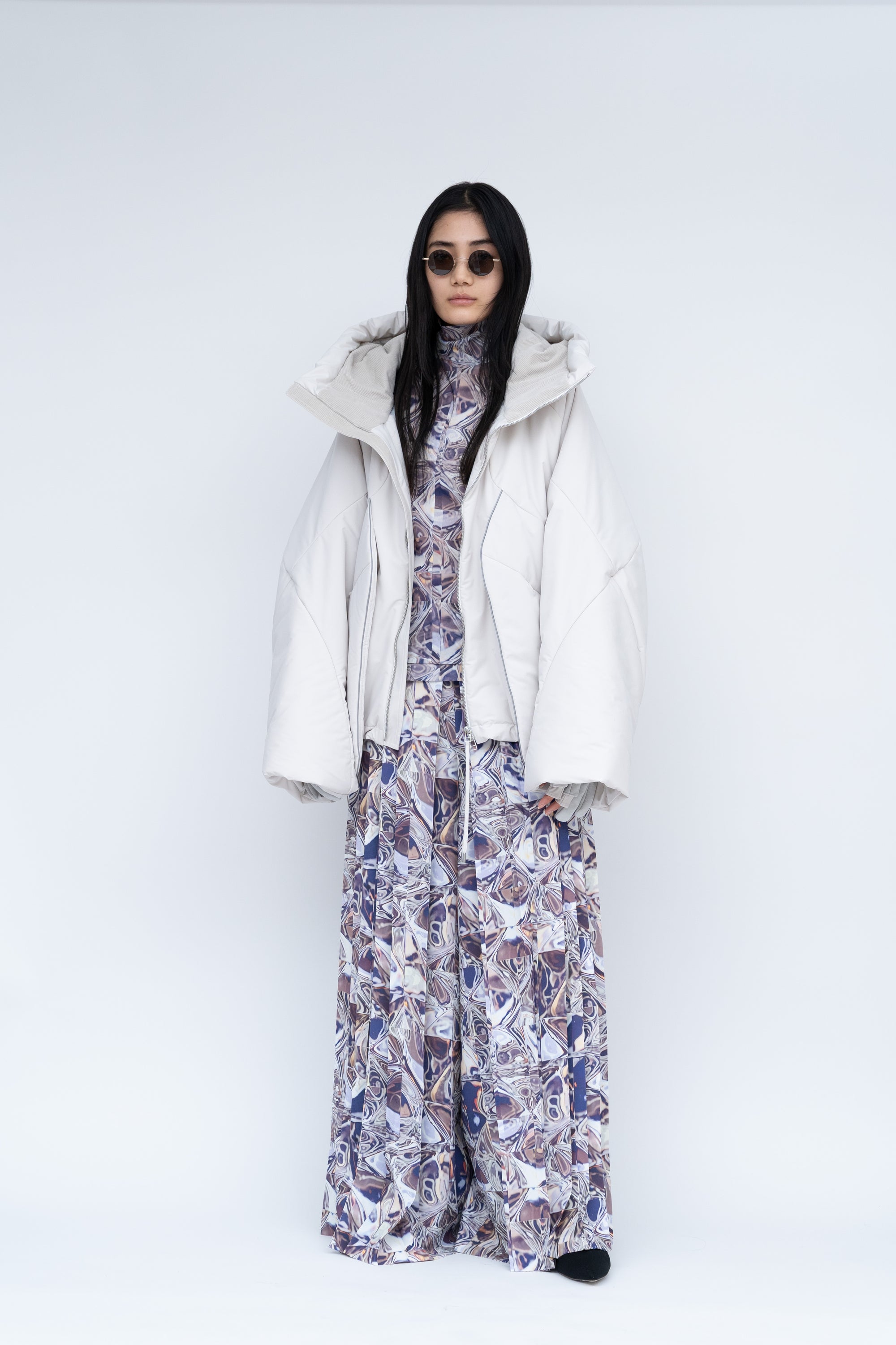 Lay Puf Jacket / ivory