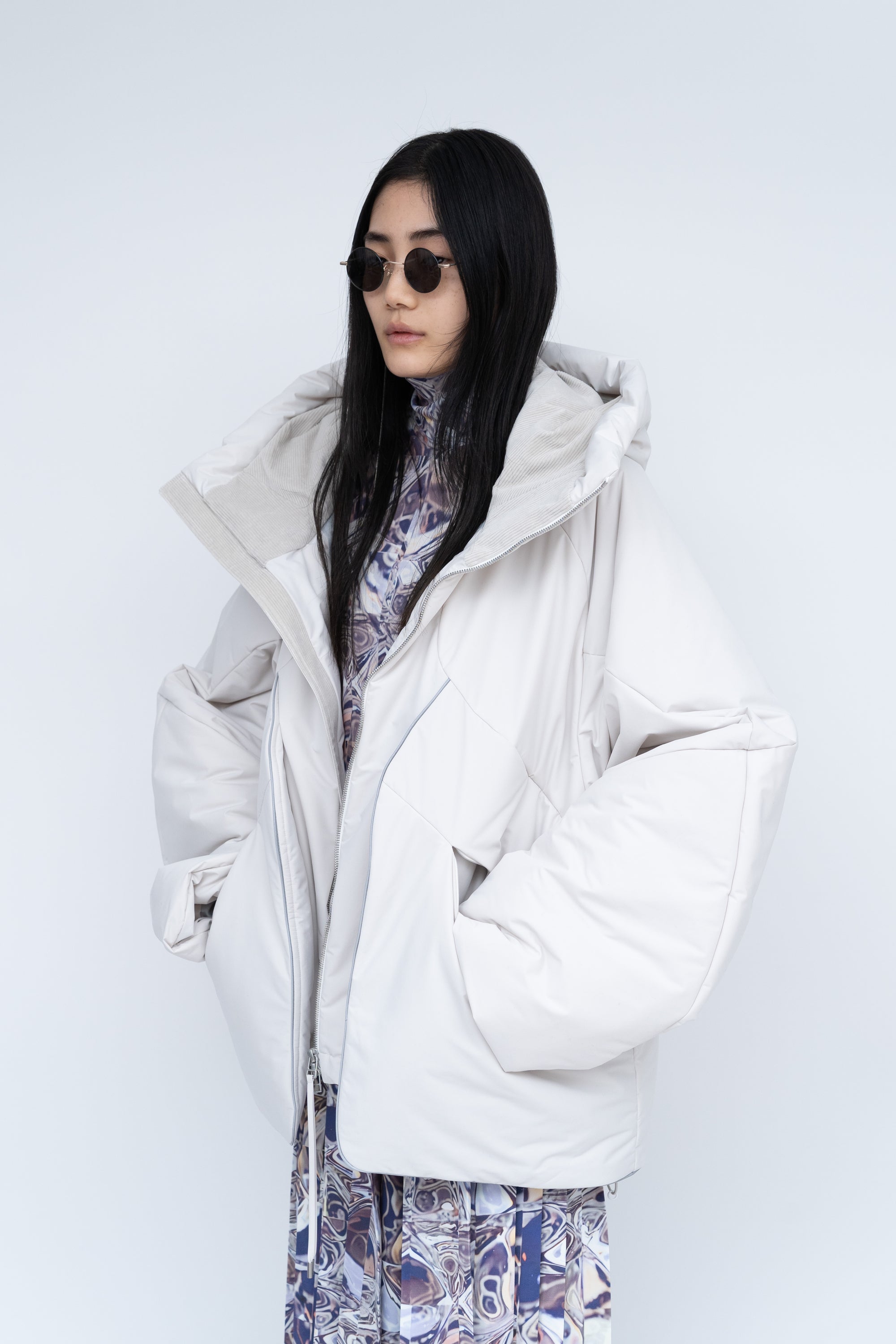 Lay Puf Jacket / ivory