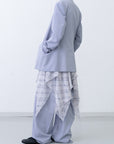 Lattice Skyfish Robe / white