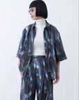 Tri Front Shirt Oyster / deep