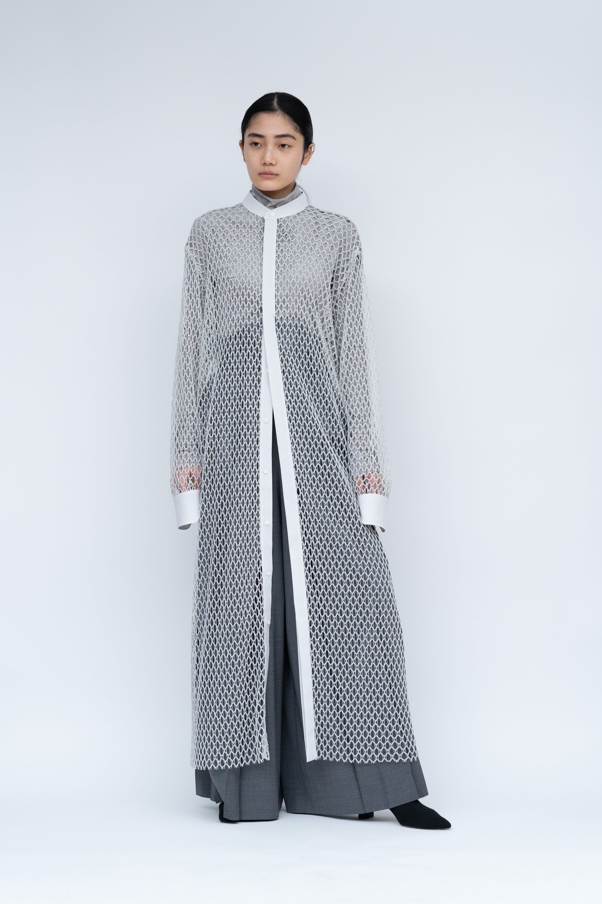 Hak Pleats Pants / grey