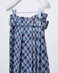 Hak Pleats Pants Lattice / charcoal