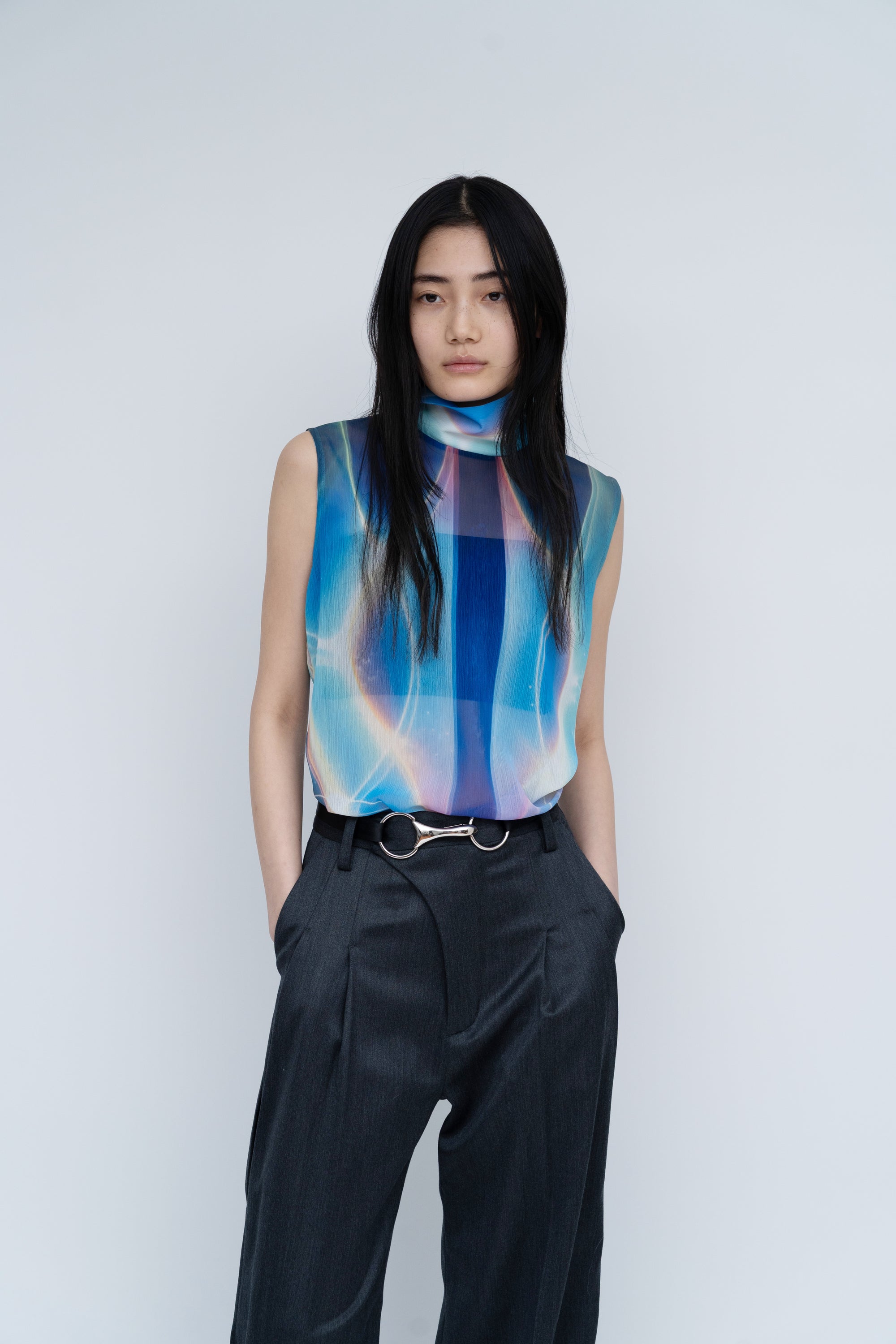 Phenomenal Sheer Blouse / halo-II