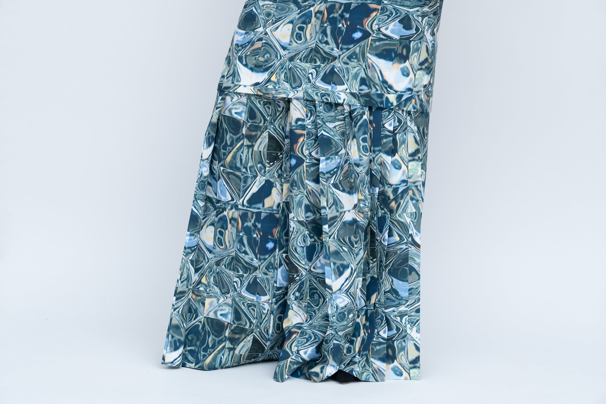 Hak Pleats Pants Cry / green