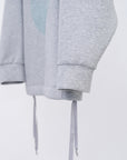 Echo Embroidery Hoodie / grey