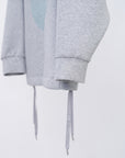 Echo Embroidery Hoodie / grey