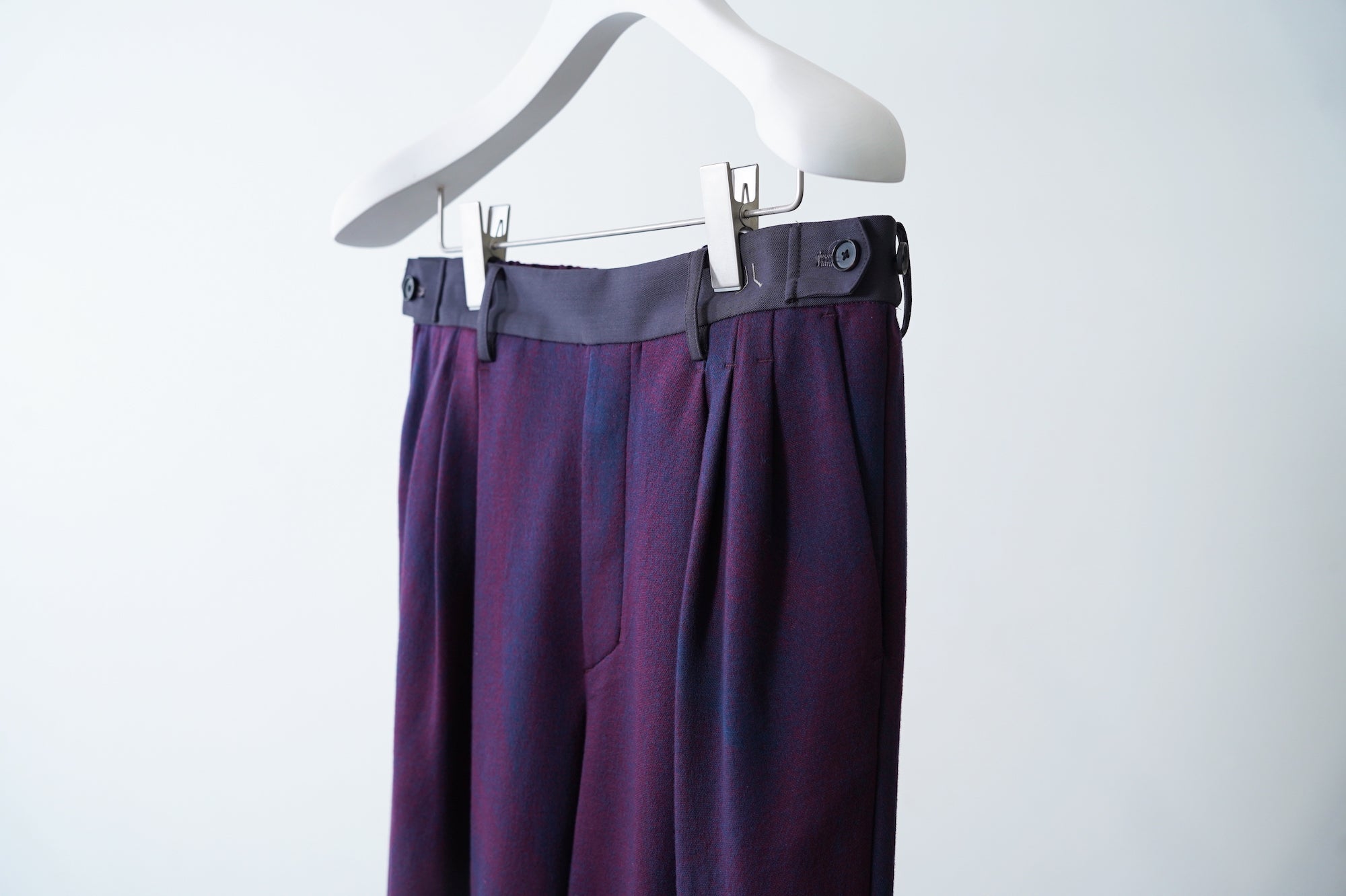 Moc Trousers Poil / burgundy