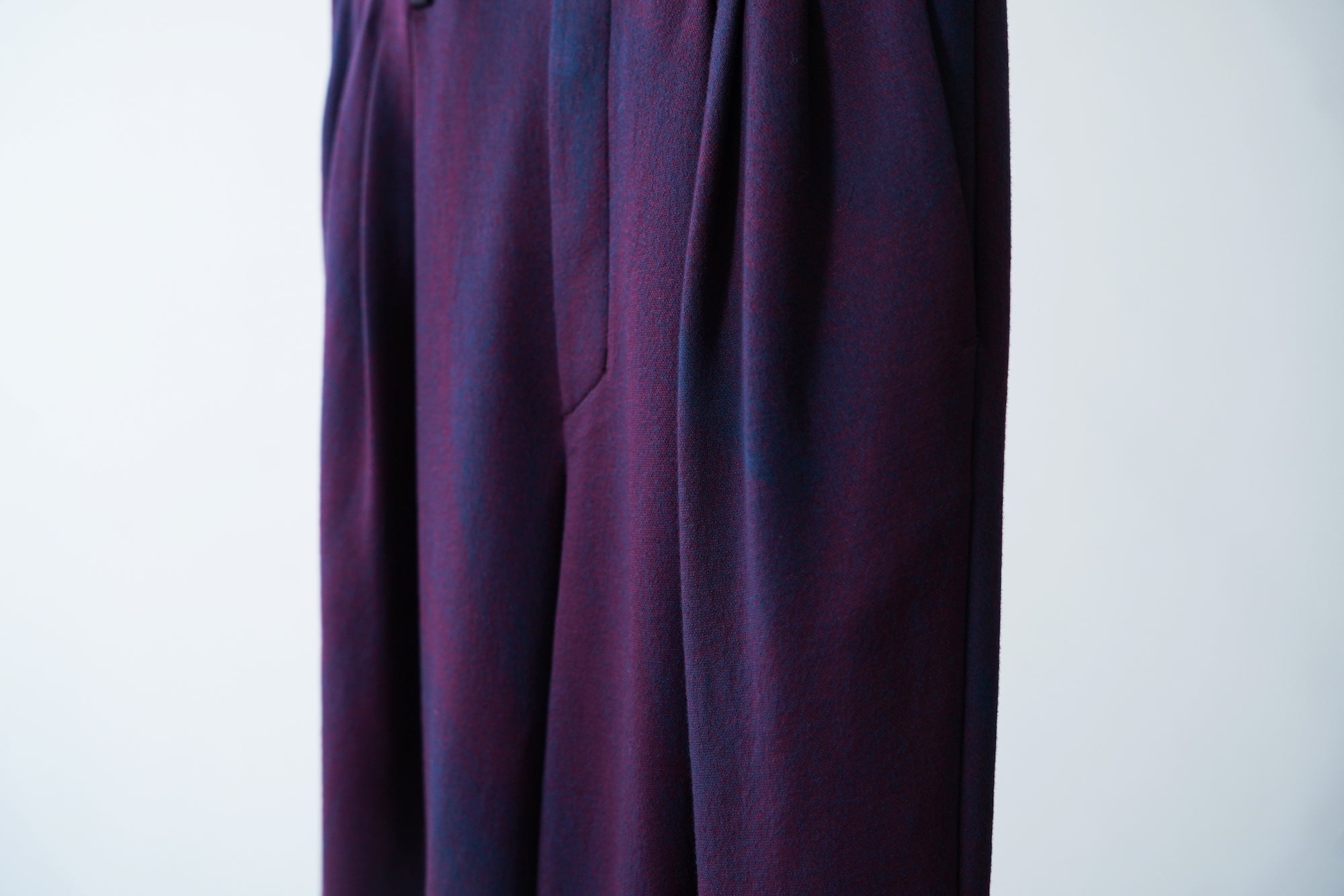 パンツ HATRA 24ss Moc Trousers Poil burgundy Moc Trousers Poil / burgundy – HATRA OFFICIAL