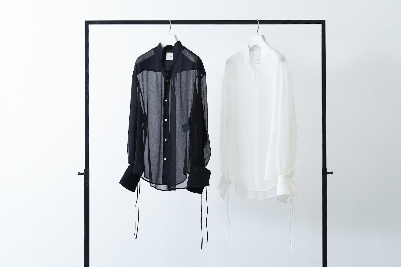 Alias Sheer Blouse / black – HATRA OFFICIAL