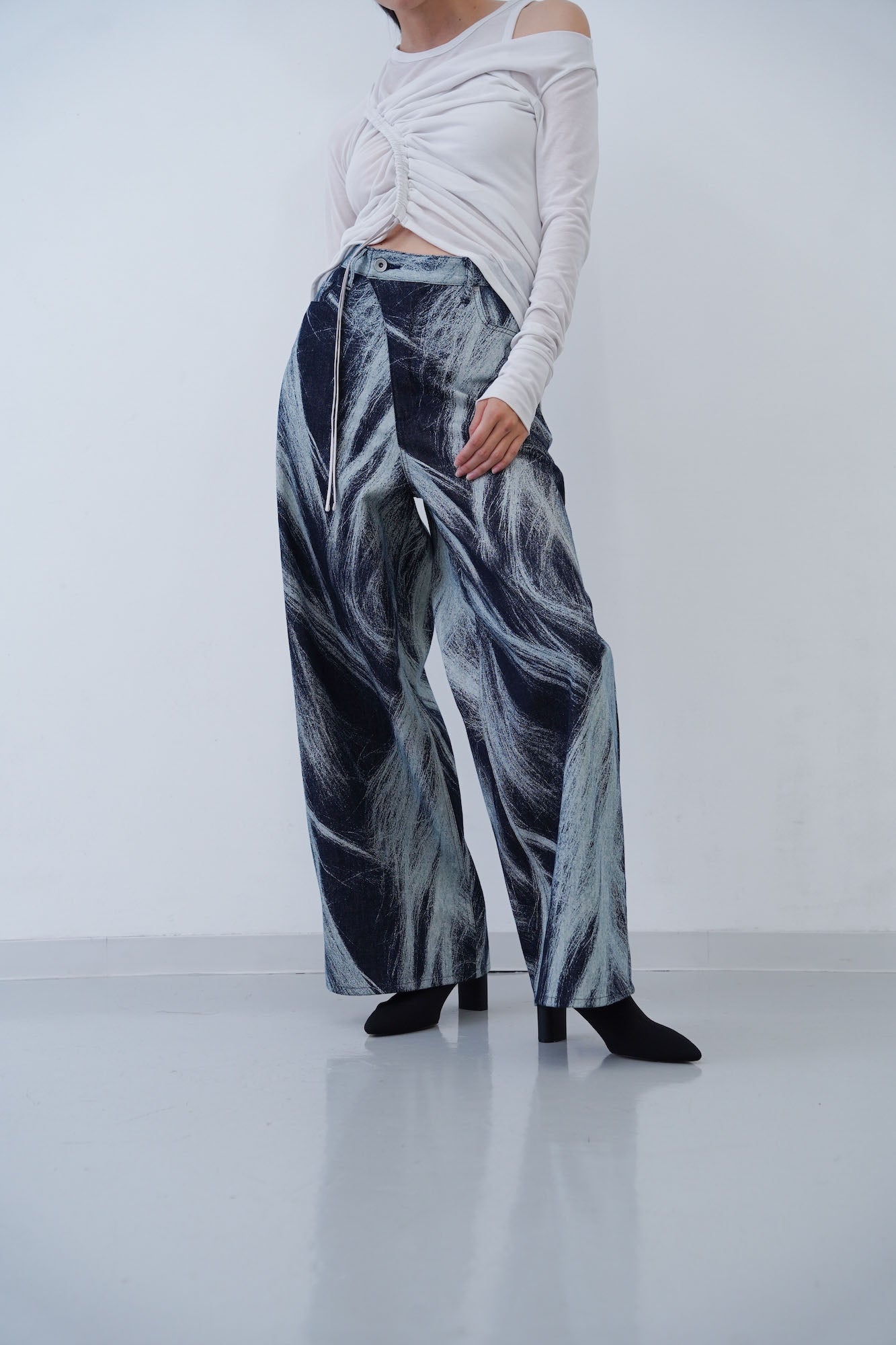 Poil Bleach Denim / navy