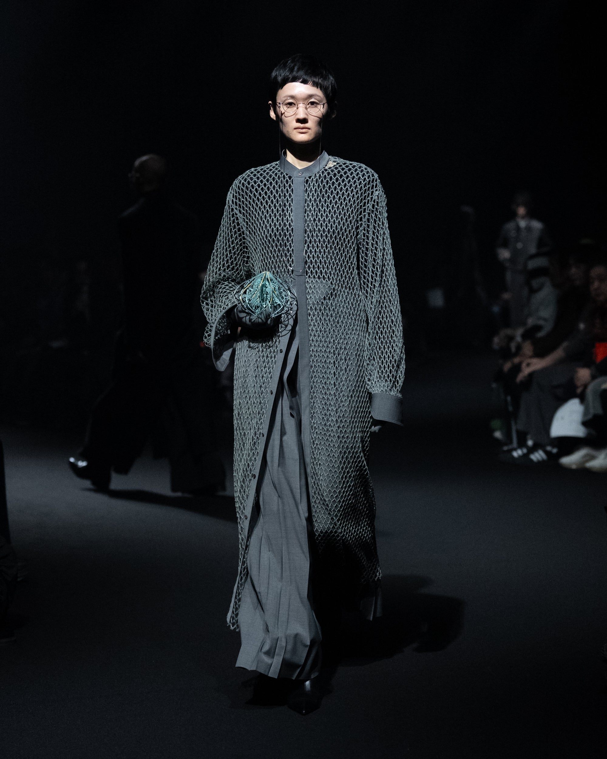 Hak Pleats Pants / grey