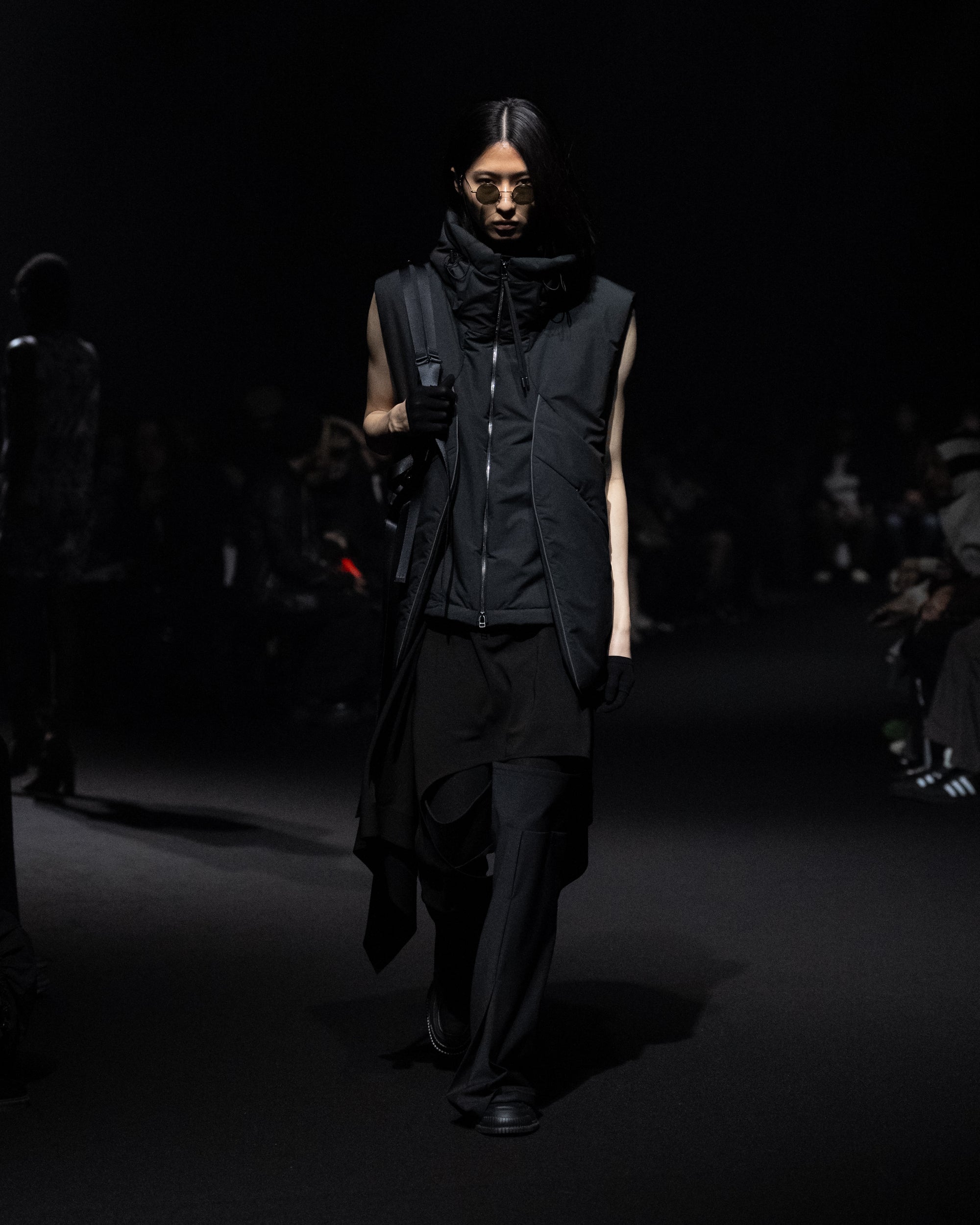 Lay Puf Vest / black