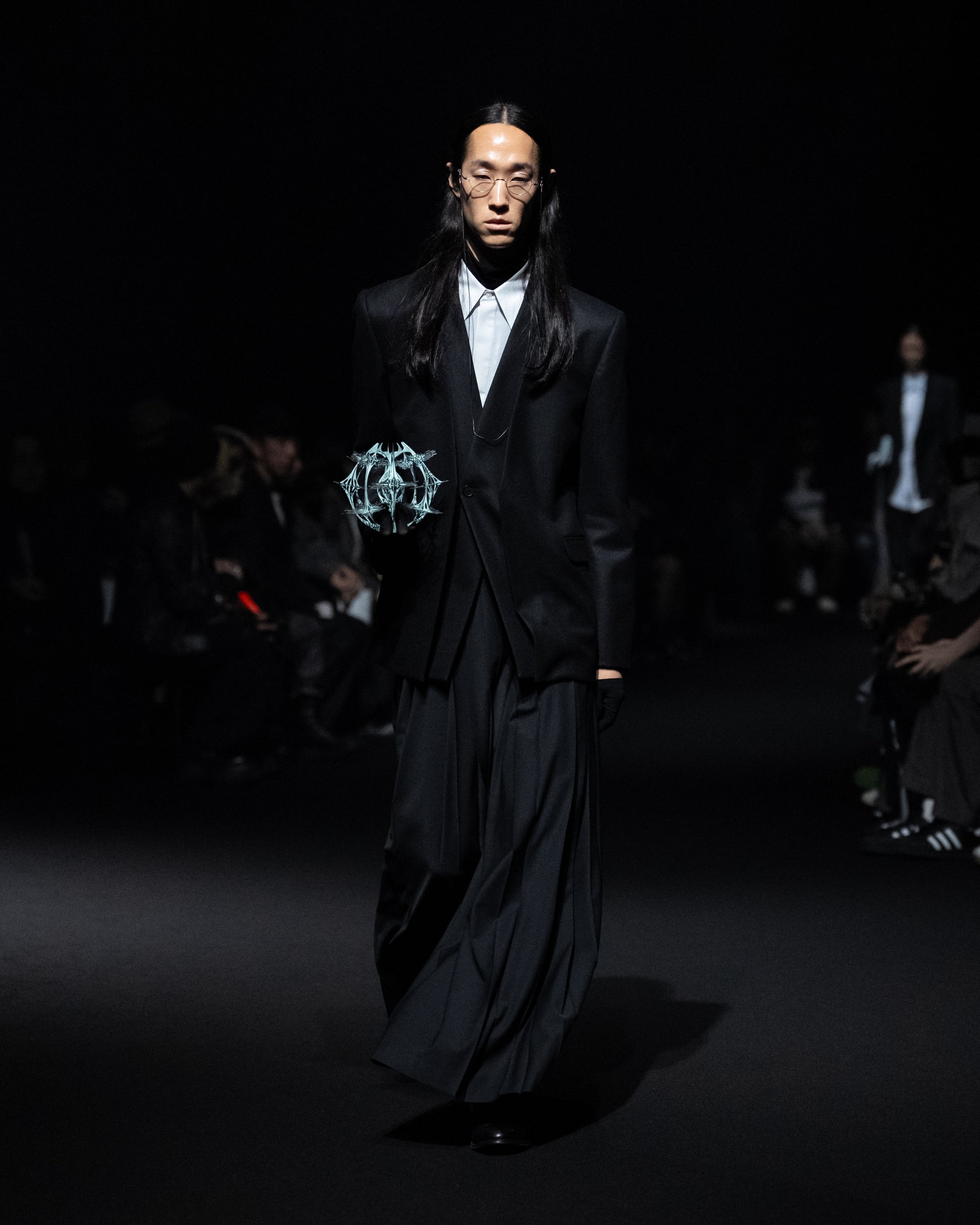 Hak Pleats Pants / black