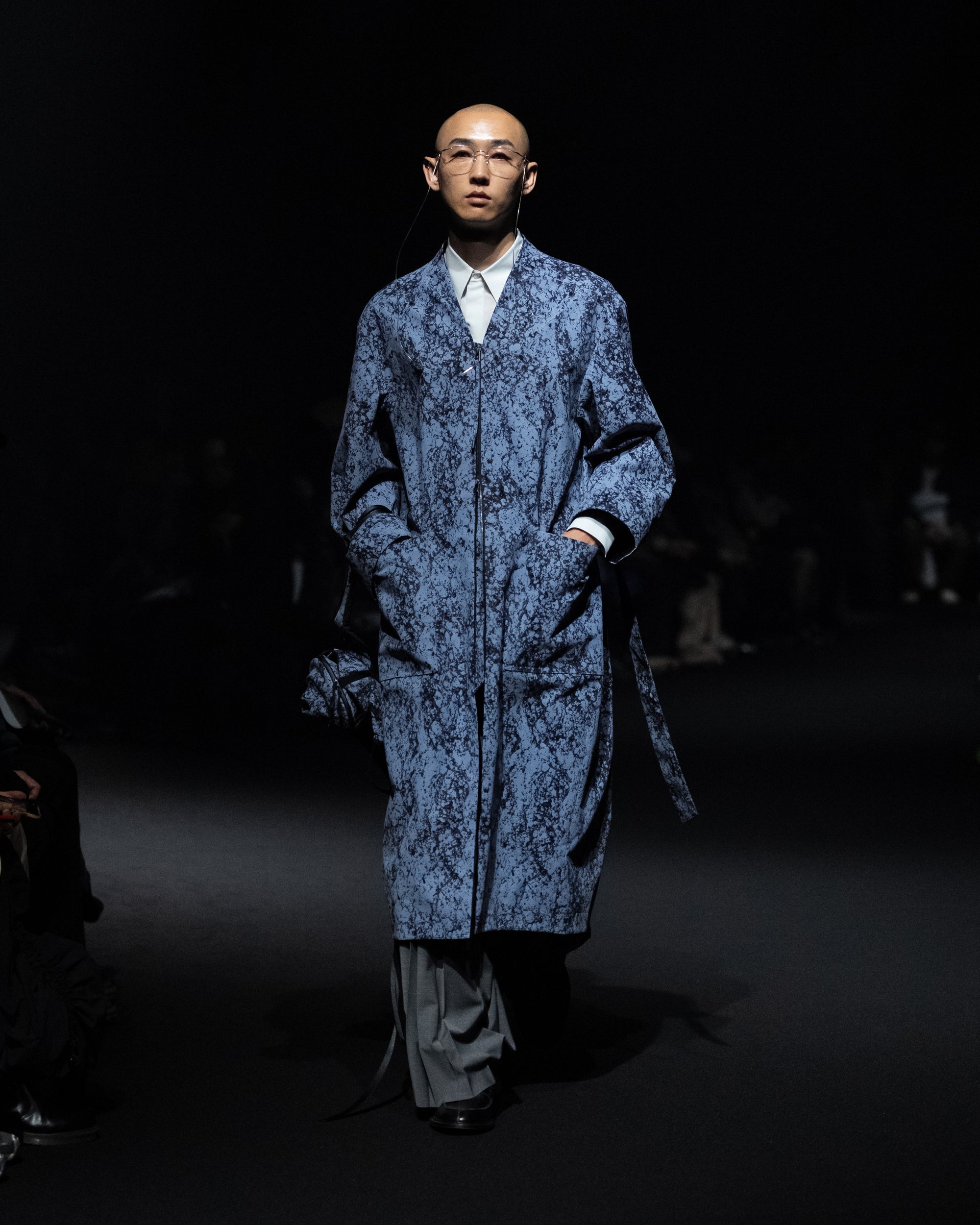 Hak Pleats Pants / grey