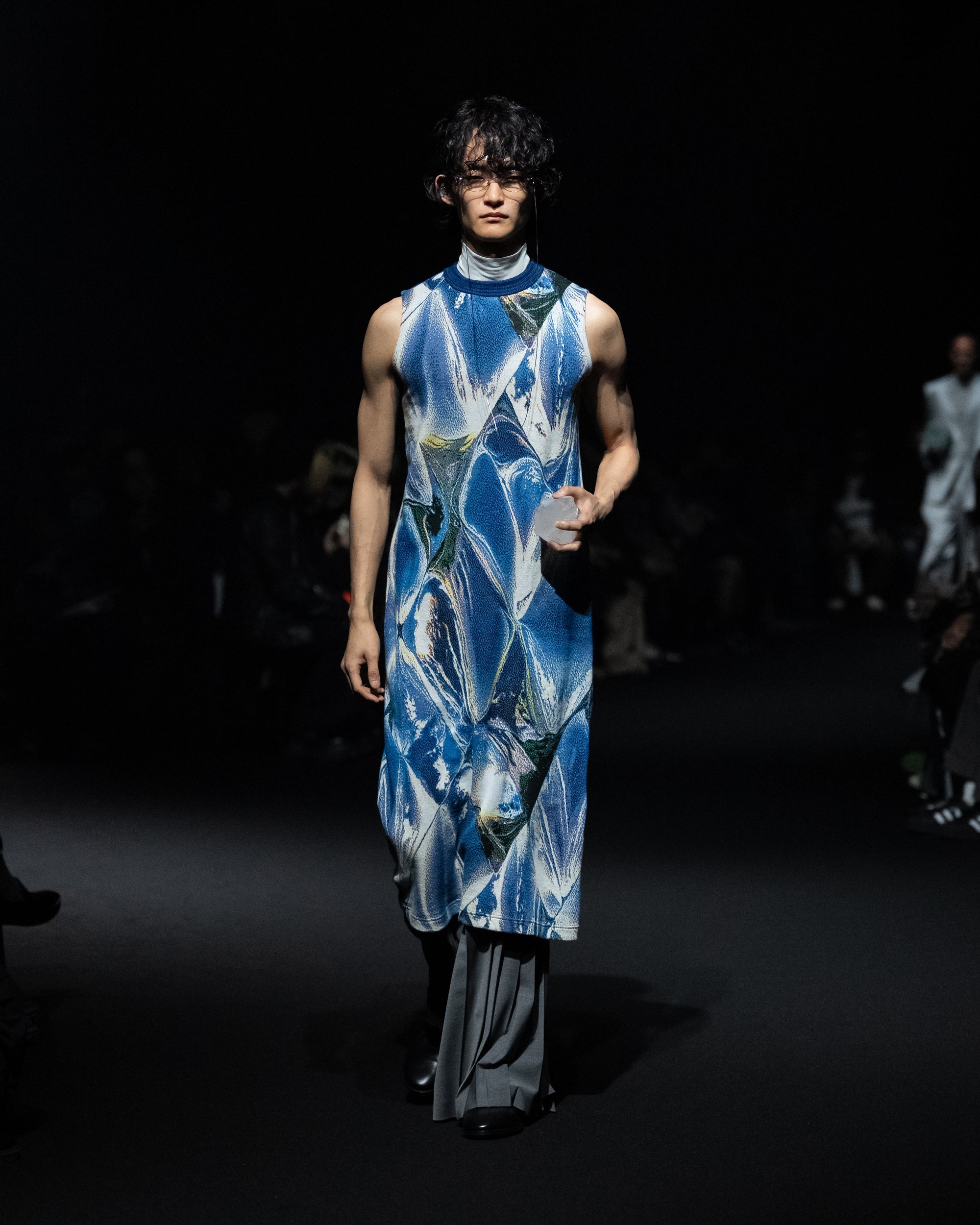 Hak Pleats Pants / grey