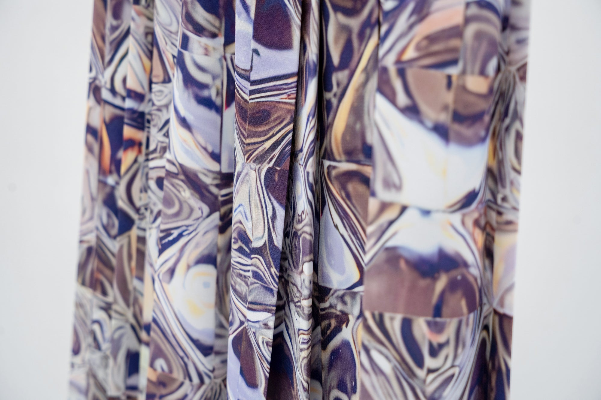 Hak Pleats Pants Cry / silver