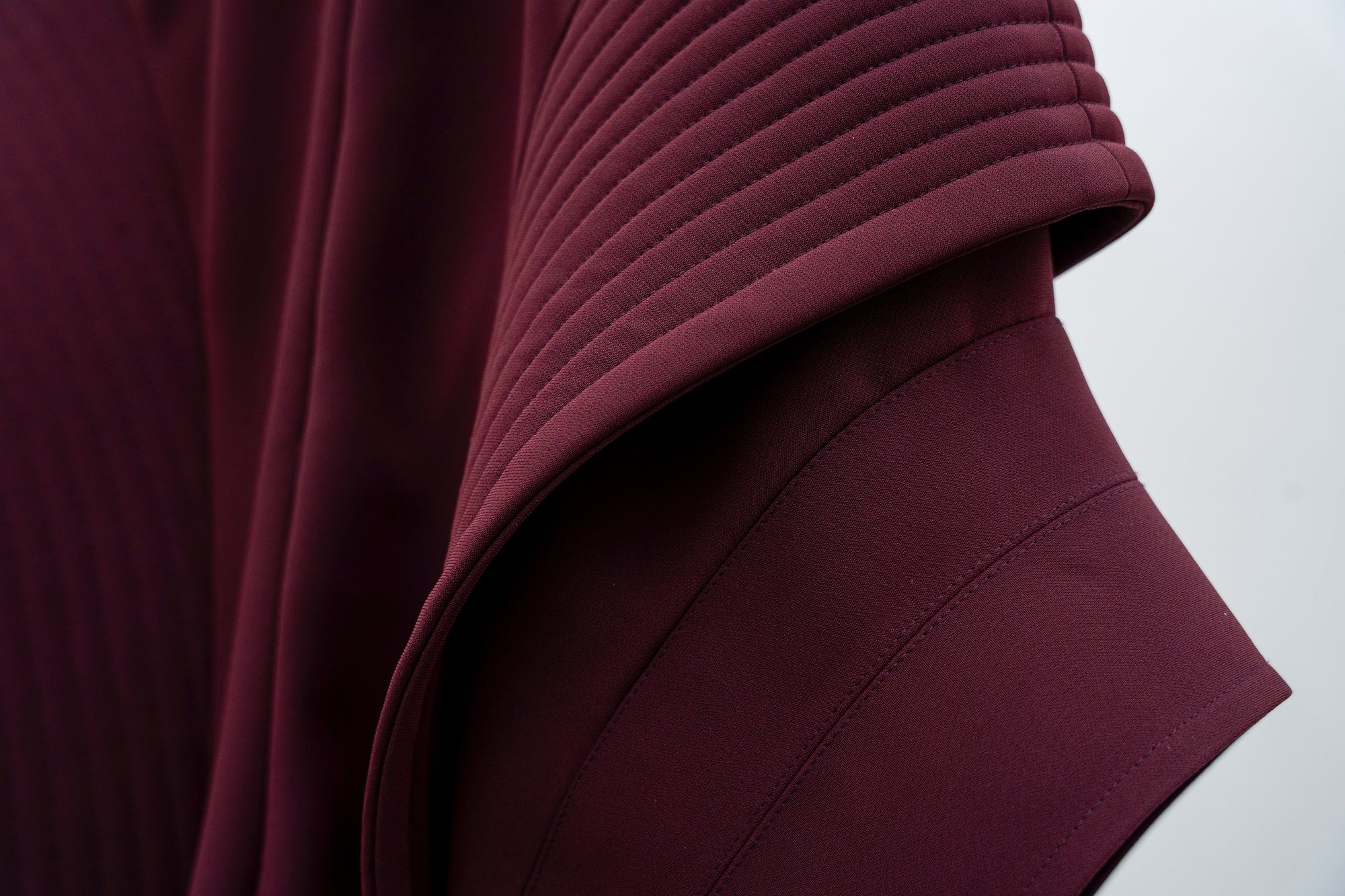 Atlantis Pleats Trousers / burgundy