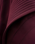 Atlantis Pleats Trousers / burgundy