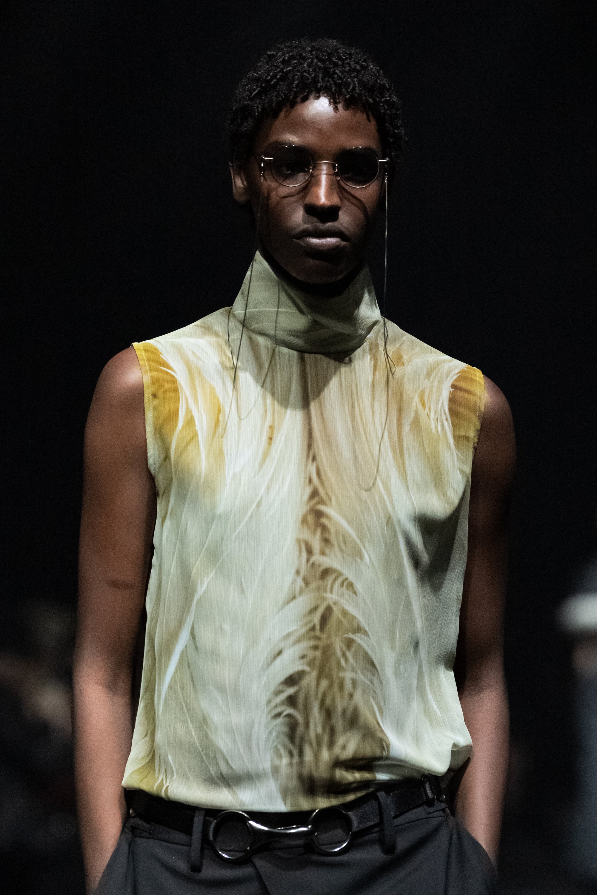 Phenomenal Sheer Blouse / feather