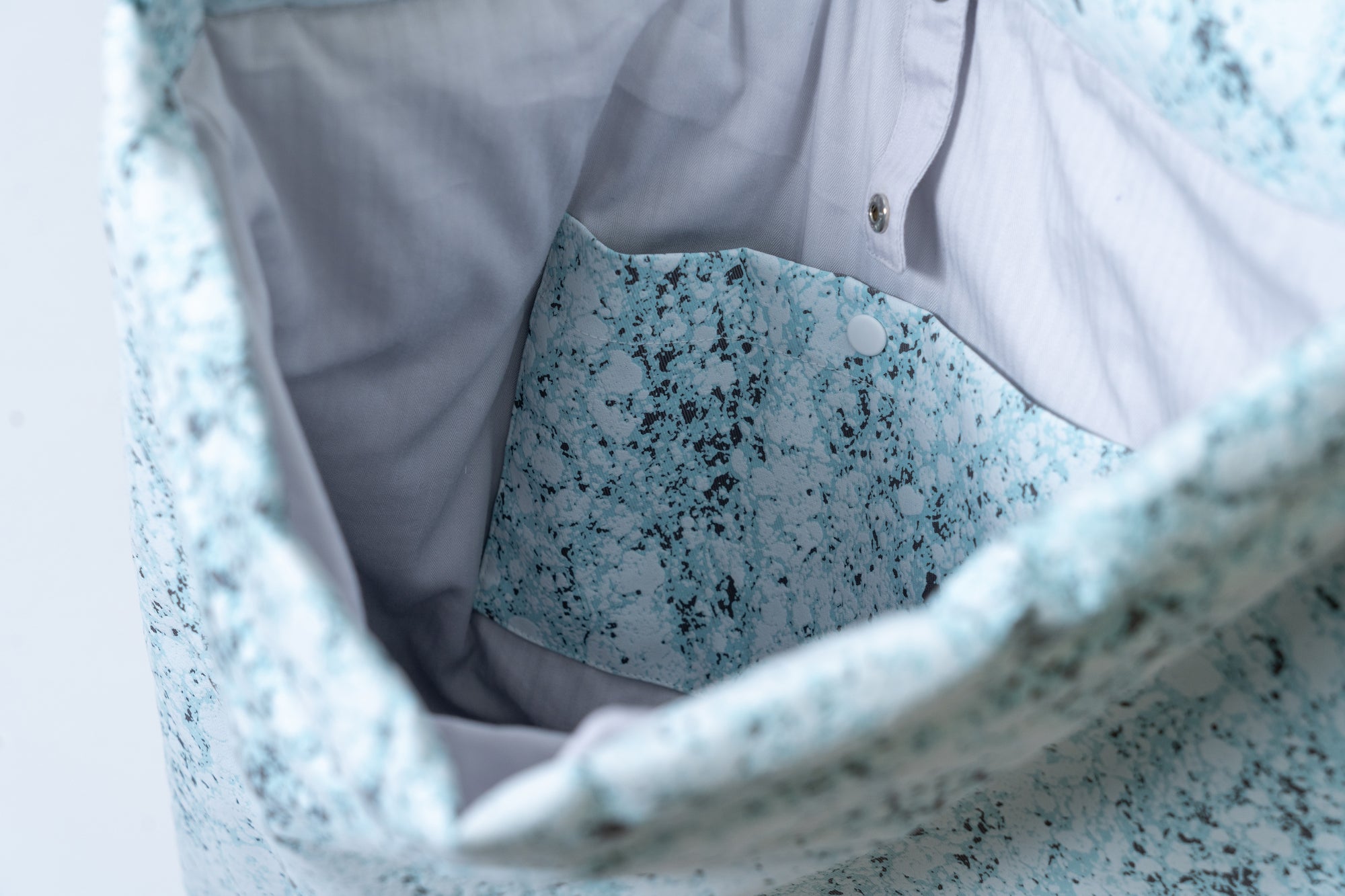 Moon Quilt Tote / ice