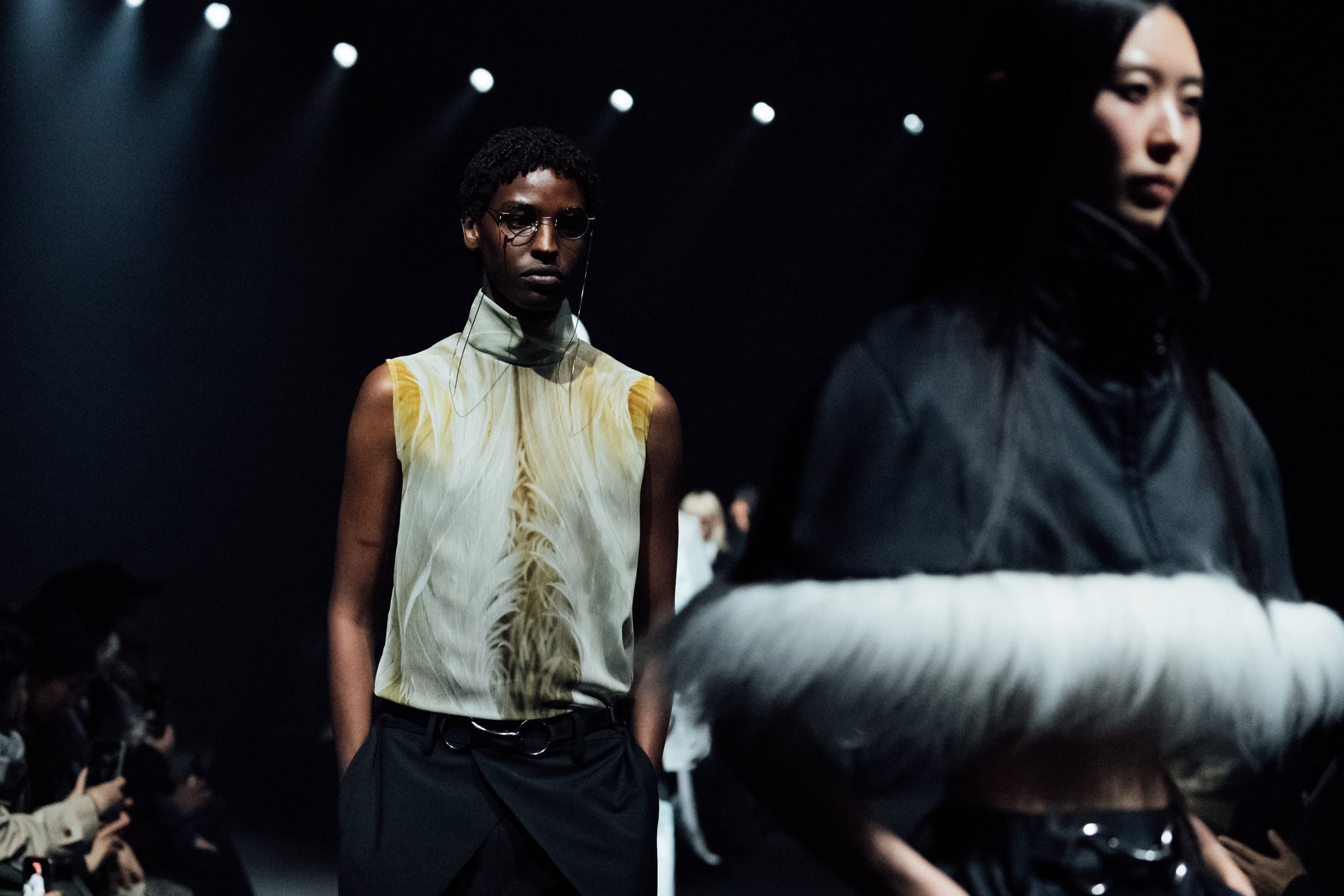 Phenomenal Sheer Blouse / feather