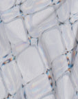 Lattice Sheer Shirt / white