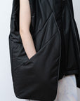 Lay Puf Vest / black