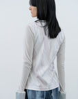Aero Cardigan / clear