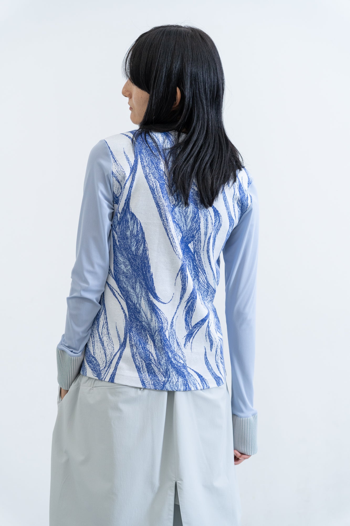 Aero Cardigan / blue