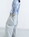 Lay Cargo Pants / glass