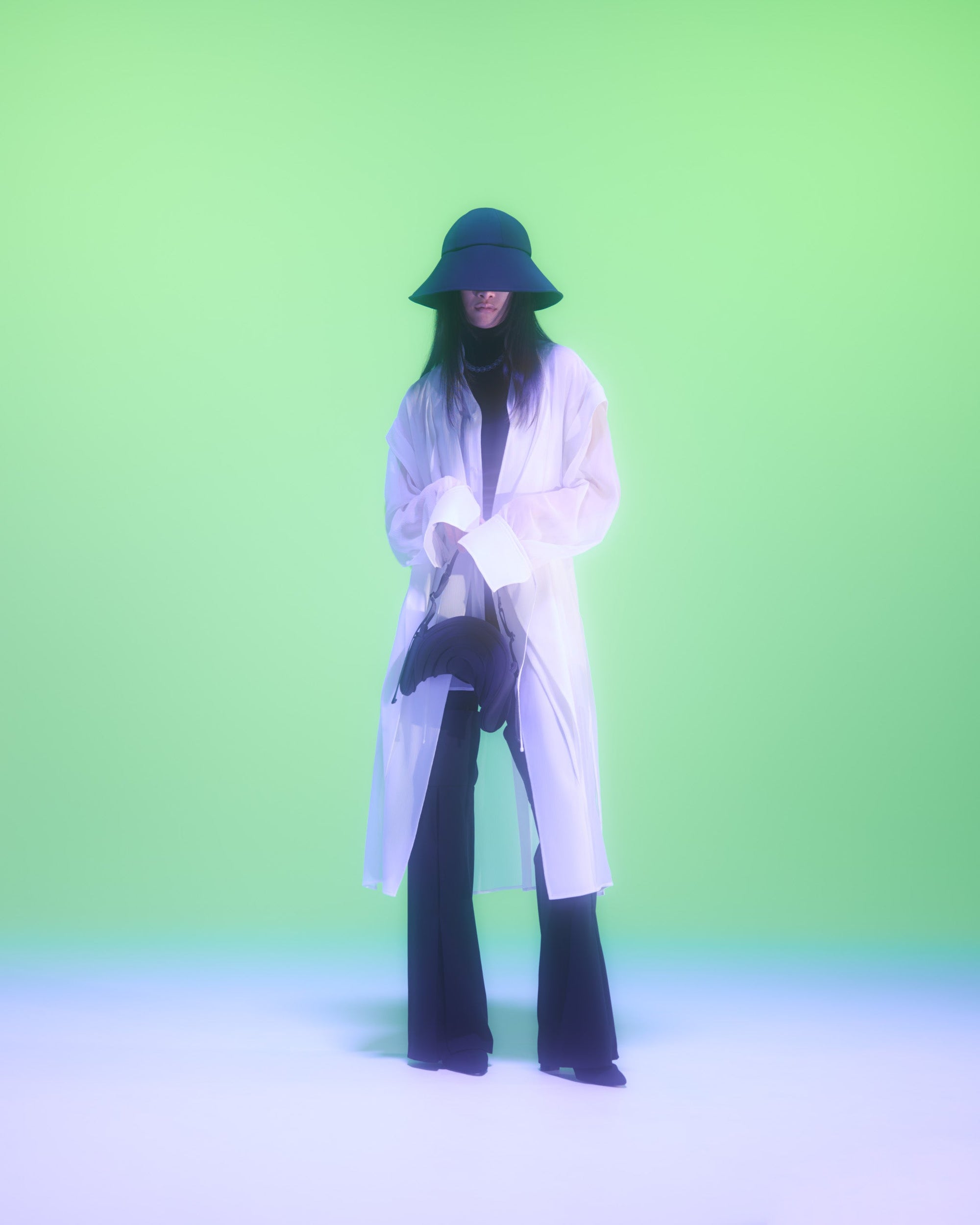 Dia Sheer Gown / black