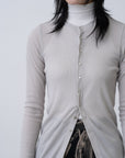Pearl Dot Cardigan / ivory
