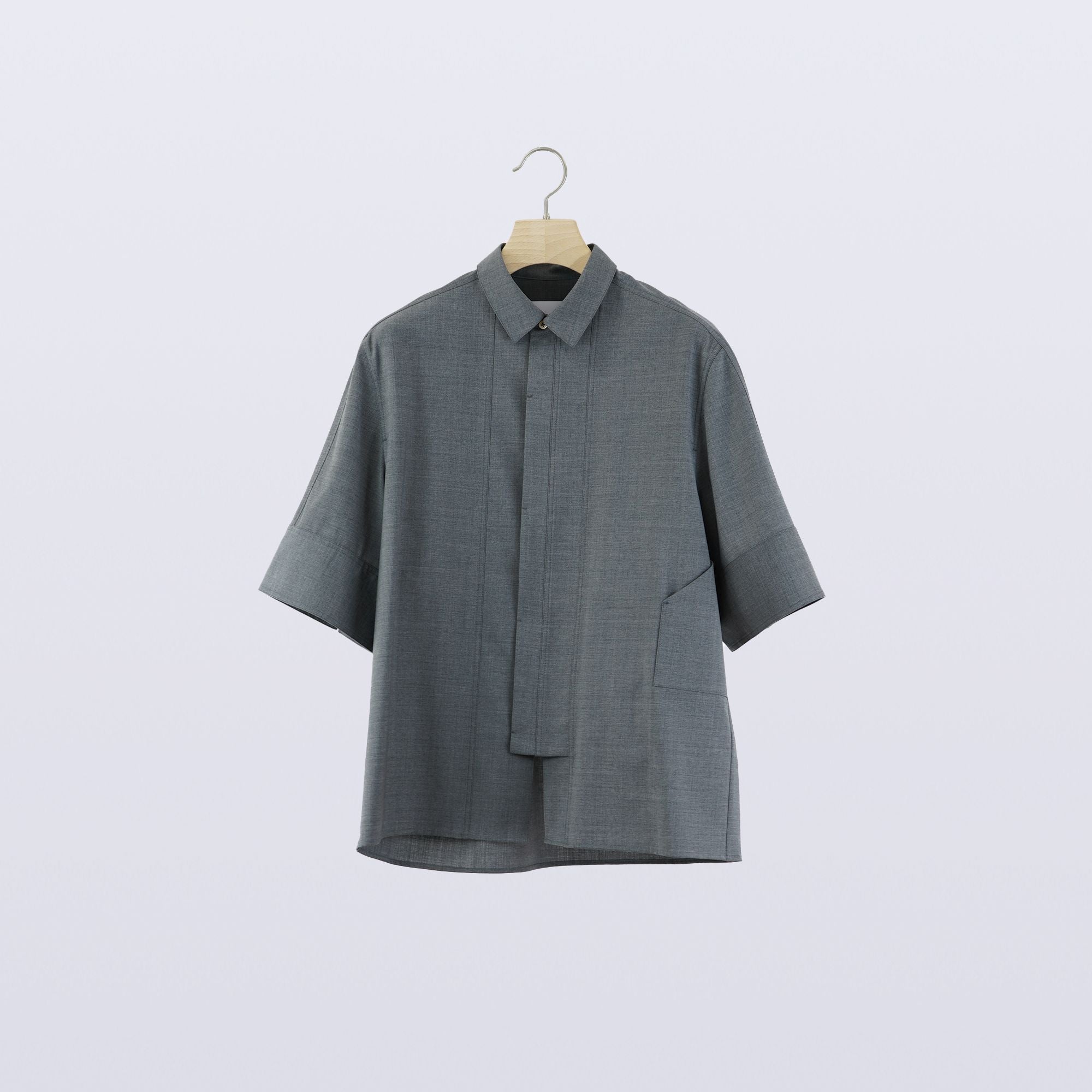 Tri Front Shirt / grey