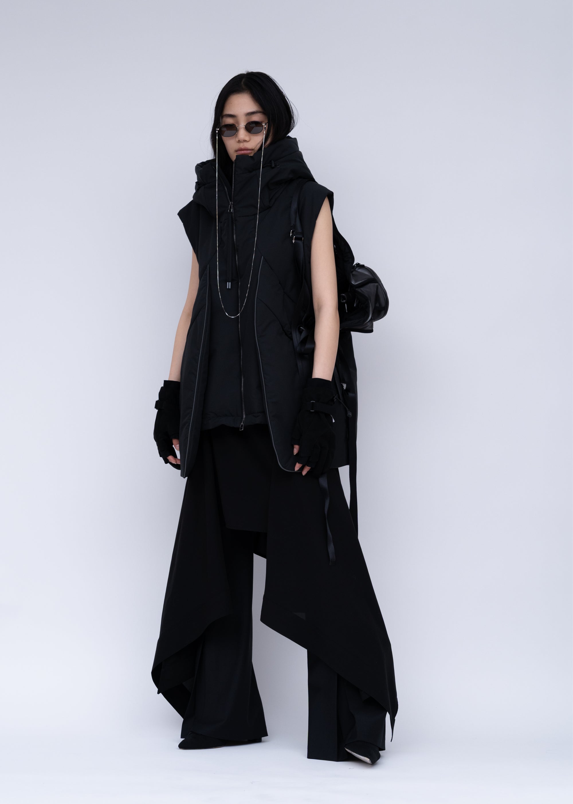 Lay Puf Vest / black