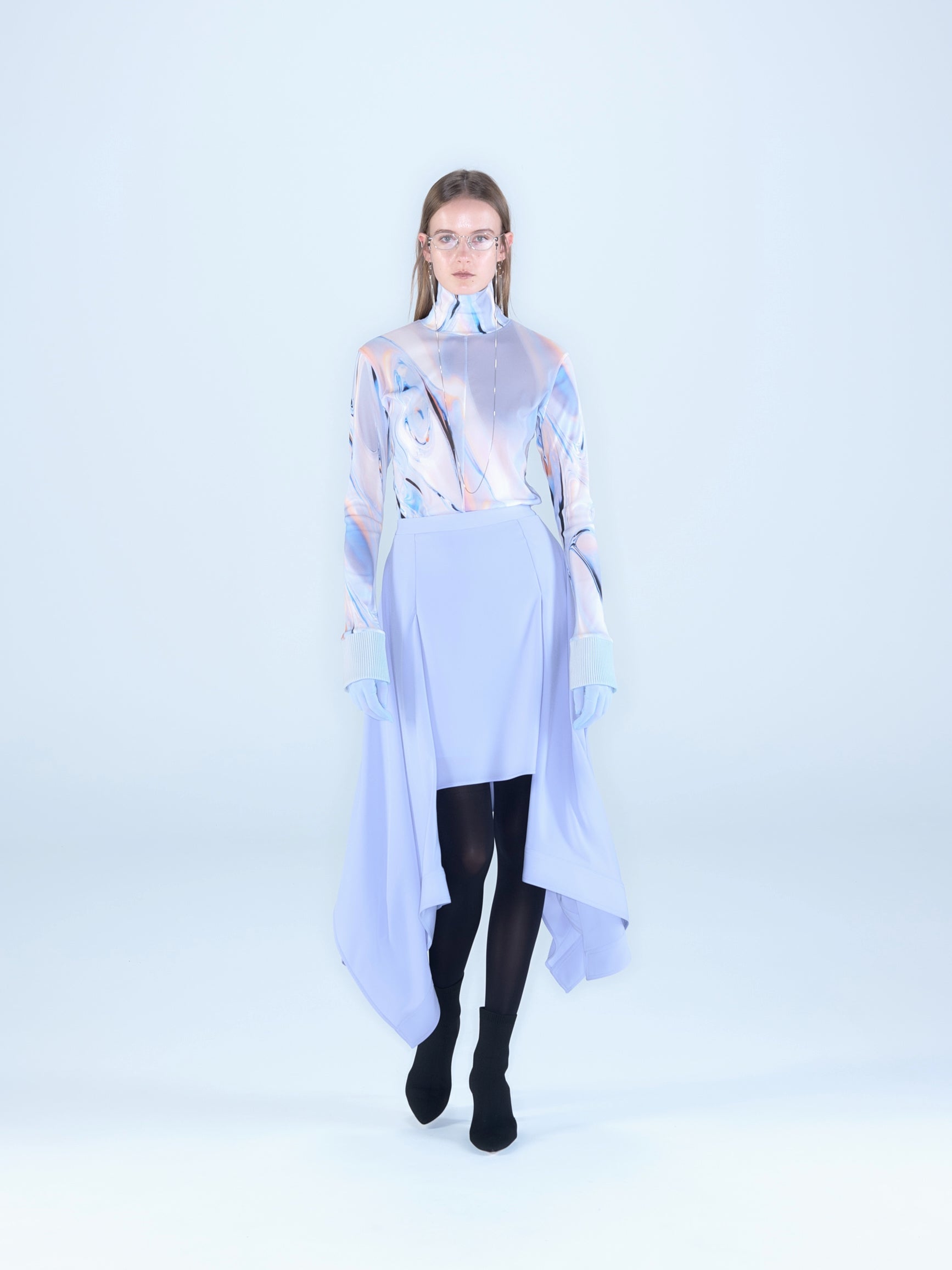 Skyfish Skirt / lavender