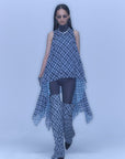 Lattice Skyfish Robe / charcoal