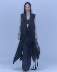 Dia Sleeveless Jacket / black
