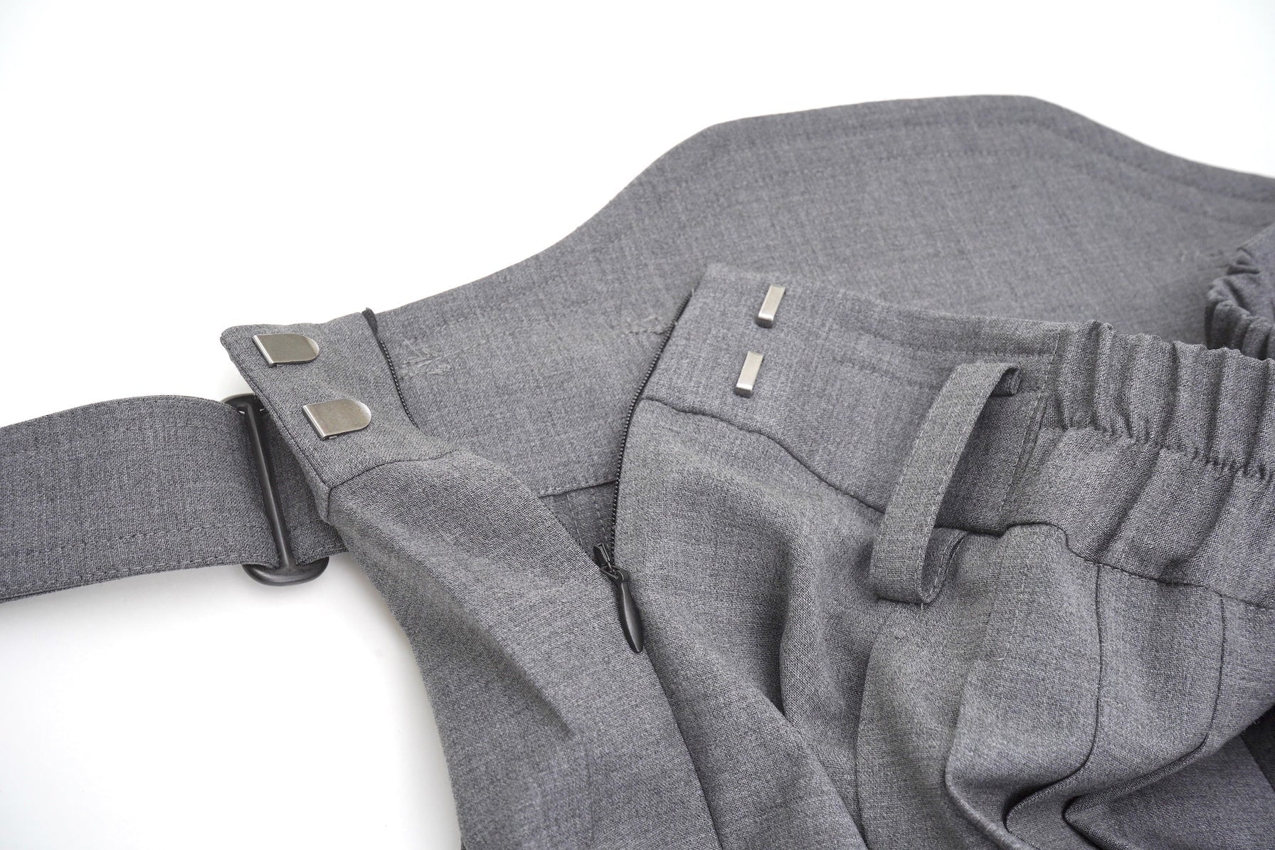 Hak Pleats Pants / grey